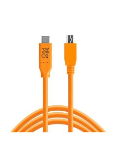 TetherPro USB-C to 2.0 Mini-B Cable 15 feet