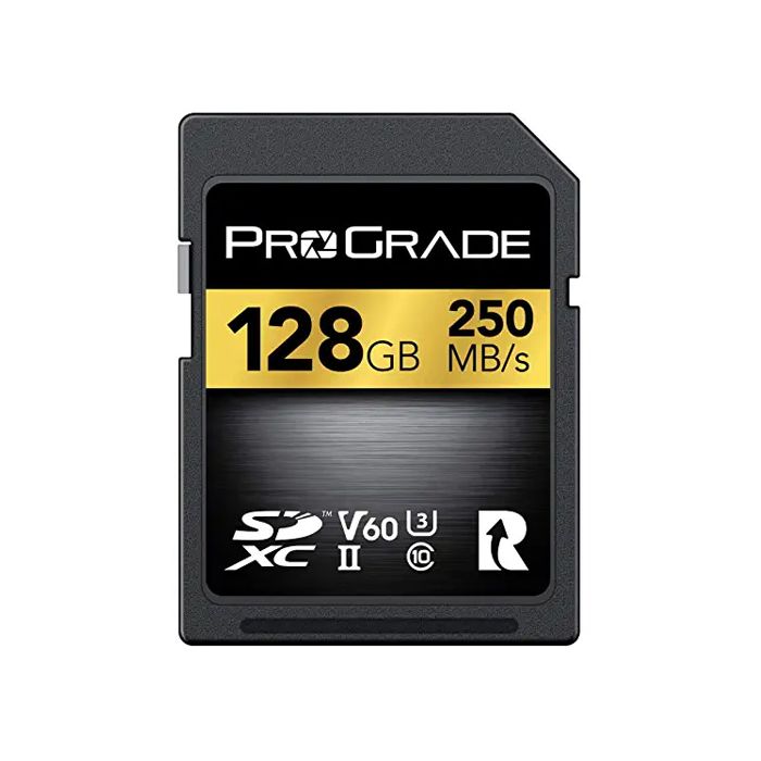 ProGrade 128GB UHS-II V60 250R SD Card