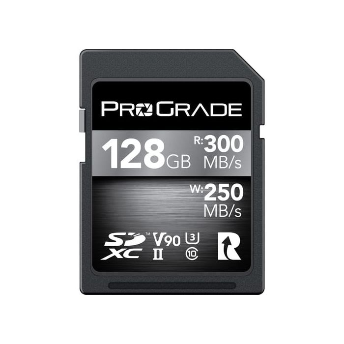 ProGrade 128GB UHS-II V90 300R SD Card