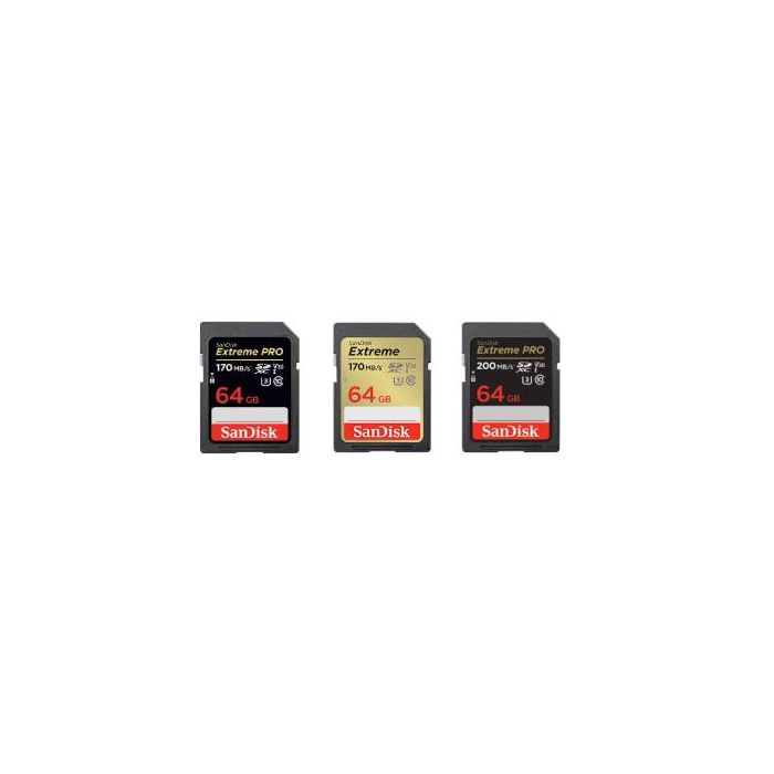 Sandisk Extreme 64GB SDHC UHS1 90MB/s Card
