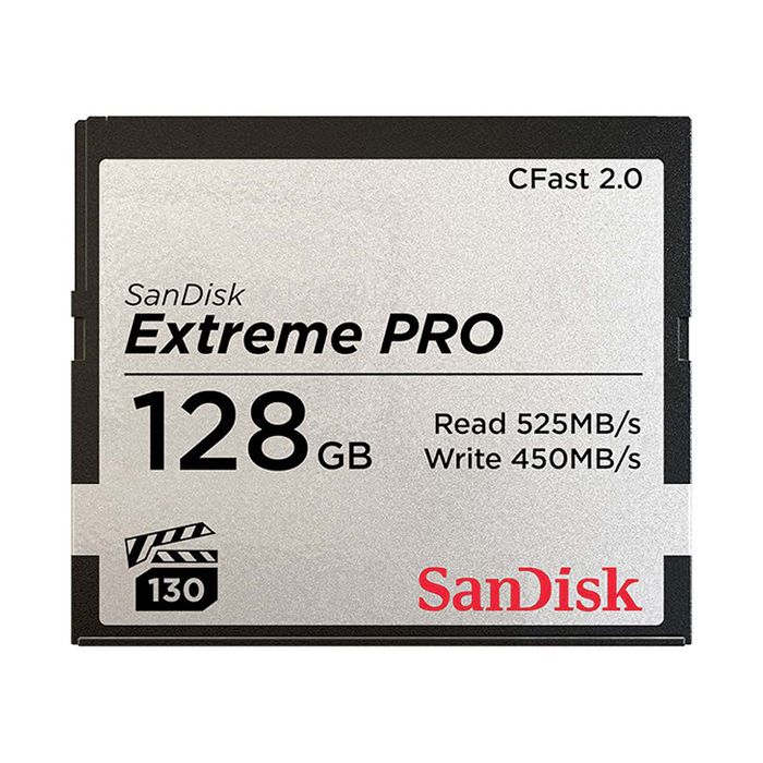 Sandisk Extreme Pro 128GB 525 MB/s CFast 2.0 Card