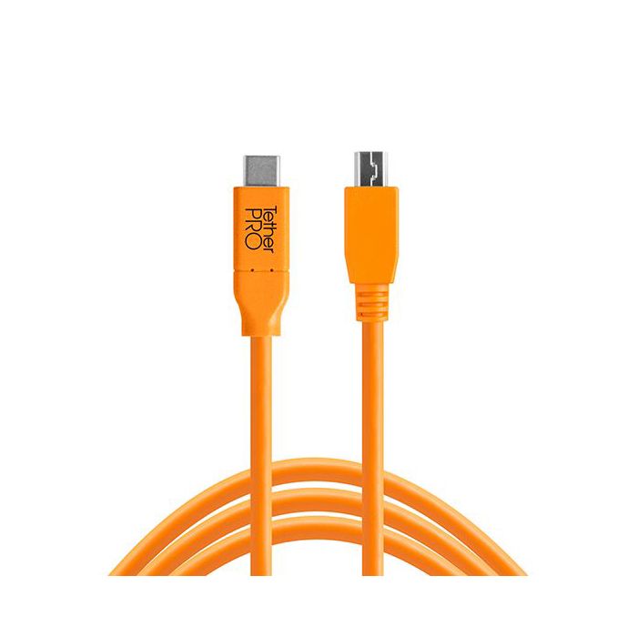 TetherPro USB-C to 2.0 Mini-B Cable 15 feet