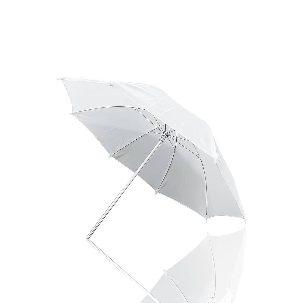 Small White Umbrella for Flash for sale