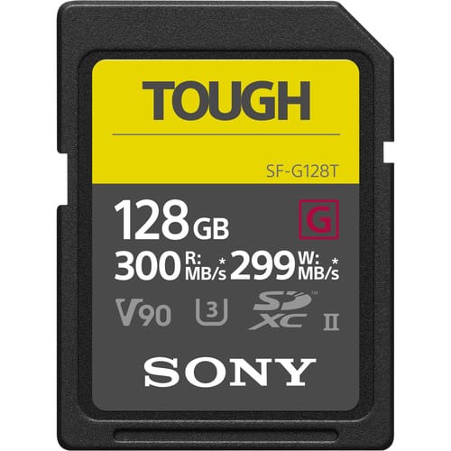 Sony Tough 128GB G V90 UHS-II 300MB/s SD Card for sale 