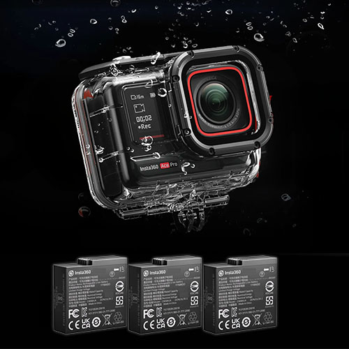 Insta360 Ace Pro 8K Dive Case with 3 Batteries