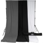 Backdrop Set with Stand 8ftx12ft