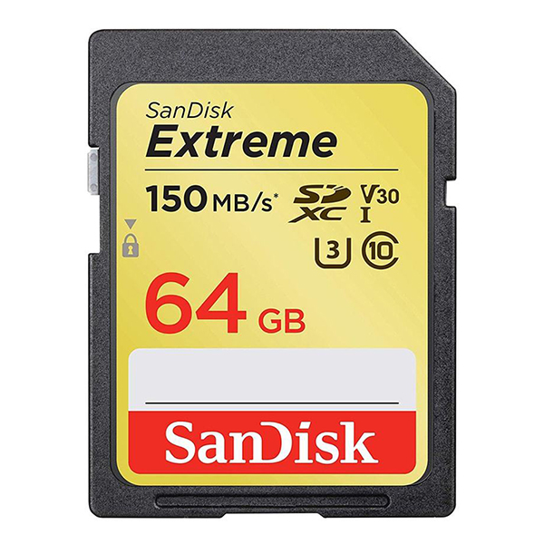  Sandisk Extreme 64GB SDHC UHS1 90MB/s Card for sale 